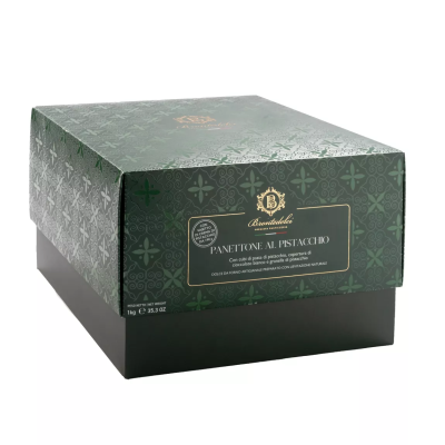 Brontedolci Panettone Pistacchio 1 kg (with Pistacchio spread 190gin box)