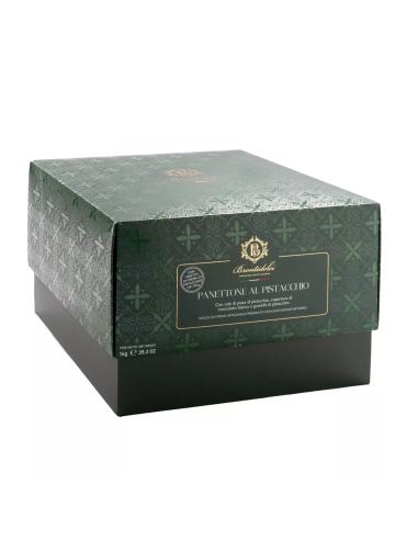 Brontedolci Panettone Pistacchio 1 kg (with Pistacchio spread 190gin box)