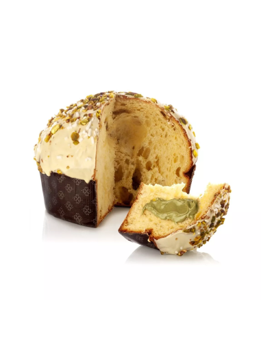 Brontedolci Panettone Pistacchio 1 kg (with Pistacchio spread 190gin box)