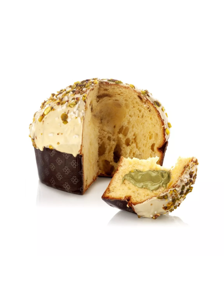 Brontedolci Panettone Pistacchio 1 kg (with Pistacchio spread 190gin box)