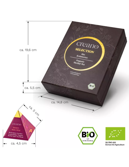 Creano - Organic Herbal Tea  12pcs