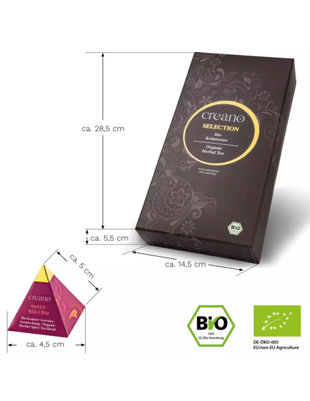 Creano - Organic Herbal Tea  18pcs