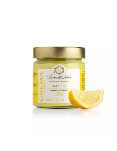 Brontedolci Panettone Lemon 1kg (with lemon spread 190g in box)