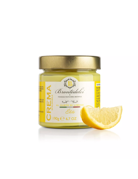 Brontedolci Panettone Lemon 1kg (with lemon spread 190g in box)