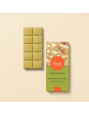 Pistachio Chocolate Bar with Whole Pistachios