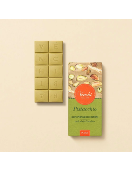 Pistachio Chocolate Bar with Whole Pistachios
