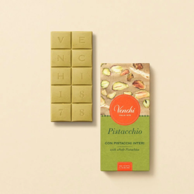 Pistachio Chocolate Bar with Whole Pistachios Set of 6 2