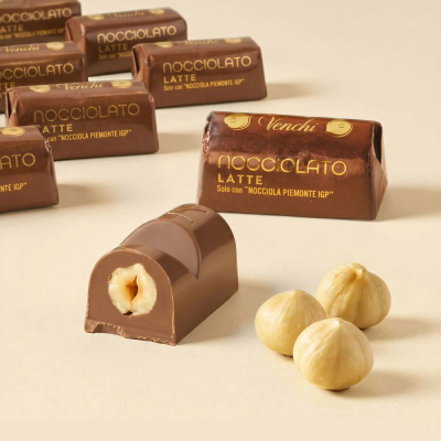 Milk Chocolate Hazelnut Ingot Bulk