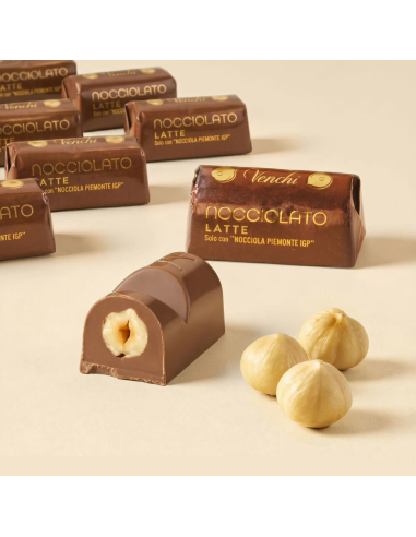 Milk Chocolate Hazelnut Ingot Bulk