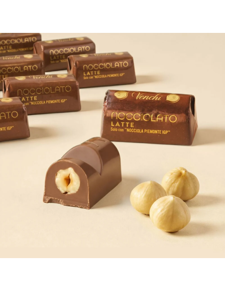 Milk Chocolate Hazelnut Ingot Bulk