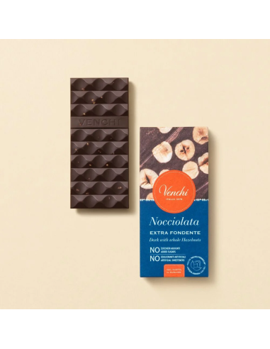 NO Added Sugar Extra Dark Hazelnut Bar Set of 6