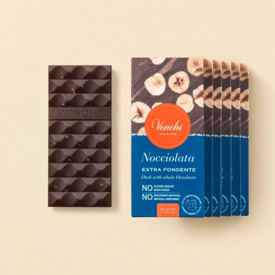 NO Added Sugar Extra Dark Hazelnut Bar Set of 6