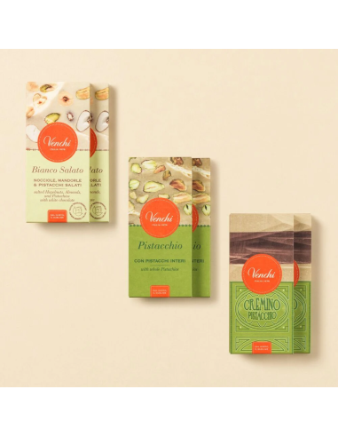 Assorted Pistachio Bars Set of 6