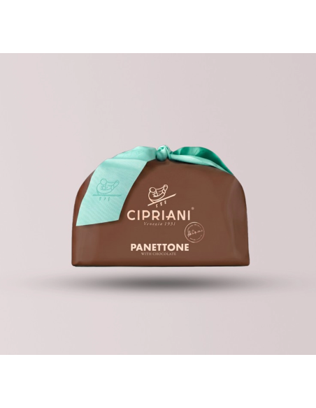 Cipriani Panettone with Chocolate Chips, Hand-Wrapped - 750g