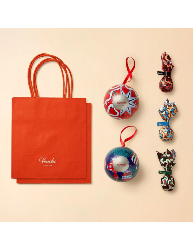 Bauble tins with Assorted Chocolates Set of 2