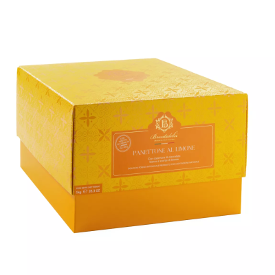 Brontedolci Panettone Lemon 1kg (with lemon spread 190g in box)