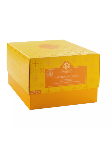 Brontedolci Panettone Lemon 1kg (with lemon spread 190g in box)